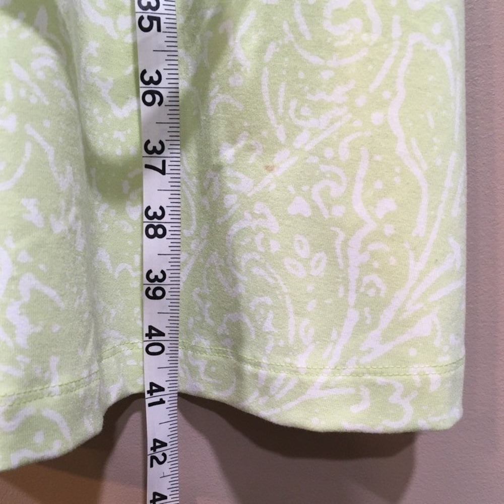 Eddie Bauer Faux Wrap Floral Sleeveless Midi Dress Womens XS Green Casual Knit - Picture 5 of 12